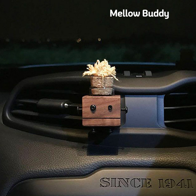 멜로우버디 우드형차량 디퓨저, 1개, 로봇