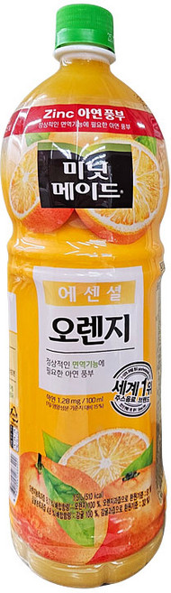 미닛메이드(오리지널오렌지) 1.5L, 1개