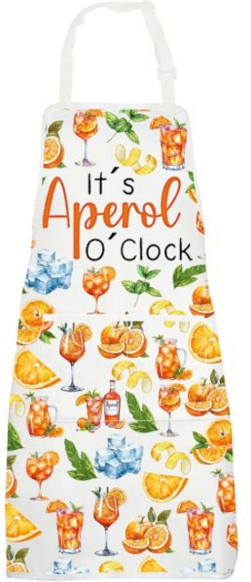 JNIAP 아페롤 스프리츠 주방 앞치마 테마 선물 이탈리아 시각, Many Aperol Ap