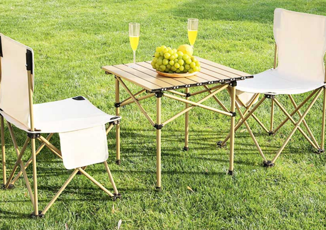 2인용 휴대용 캠핑테이블+캠핑의자세트 캠핑용의자 캠핑용테이블 접이식의자 접이식테이블 휴대용테이블 차박 접이식 테이블 의자, 단품