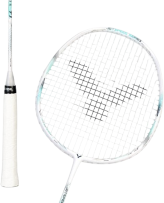 빅터 제트스피드 S T1 배드민턴라켓 선수용 올라운드형 배드민턴채, 1개, 4매듭 리닝N68 요청텐션(배송메세지작성)