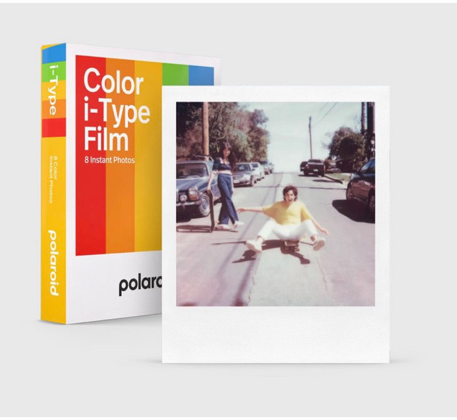 Polaroid Color i-Type Film 拍立得底片 (Black Frame Edition), 1個, itype系列 《彩色顯色—白框》