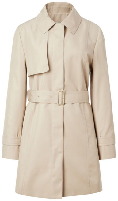 닥스 여성용 지퍼여밈 면혼방 싱글하프 트렌치코트 DLCO4BE21