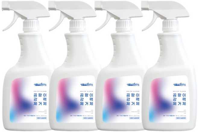 1+1+1+1 생활살균연구소 곰팡이 제거제 화장실 욕실 베란다 벽 청소세제 스프레이형 750ml, 1개