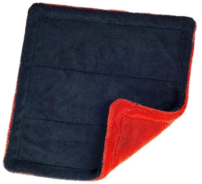 SEAMETAL 헤비 듀티 자동차 타월 1200GSM 슈퍼 흡수성 화이버 건조 천 매우 부드러운 스크래치 방지 디테일링, Red, 1개