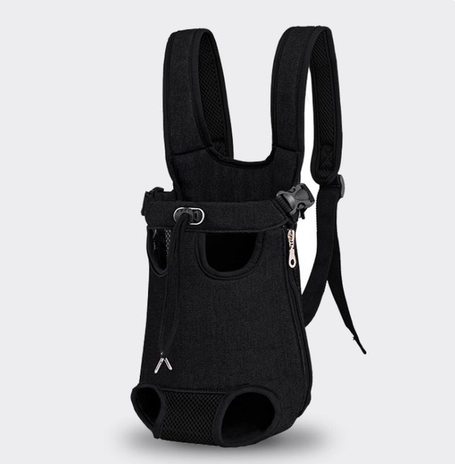 애견 가방 앞 가방 캣츠 이동 가방 애견 멜빵 앞바지 가방, 1개, 블랙