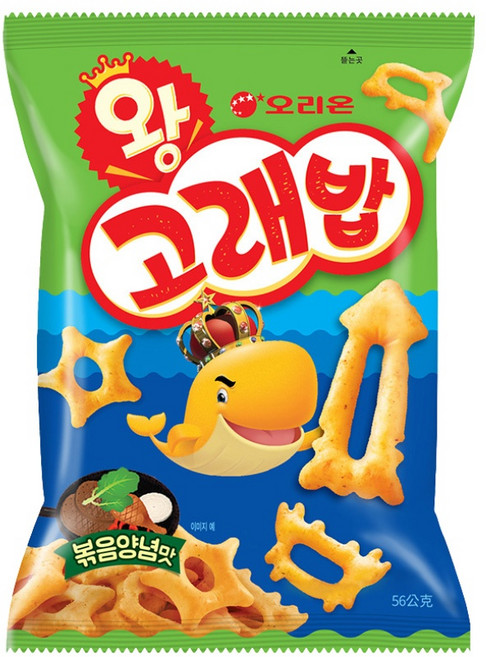 ORION 好麗友 鯨魚王脆餅 56g, 1個, 56g-1袋入