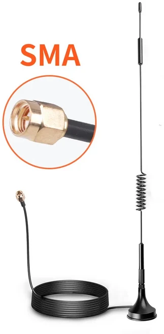 700-2700 MHz 12dBi 2G LTE 자기 안테나 TS9 커넥터 SMA 남성 외부 라우터 자동차, 01 SMA Connector