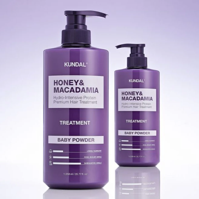쿤달 허니 앤드 마카다미아 헤어 트리트먼트 1058ml (리뉴얼.ver) +100ml 1구(향기랜덤), 핑크그레이프프룻, 1개 - 쿠팡