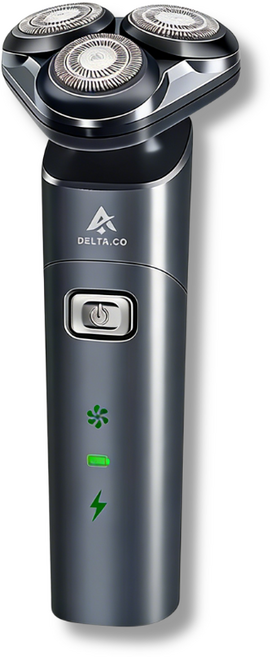 Darlisex 남자 전기면도기 자석 칼날 헤드 방수 휴대용 면도기 세트, 그레이, SJ302