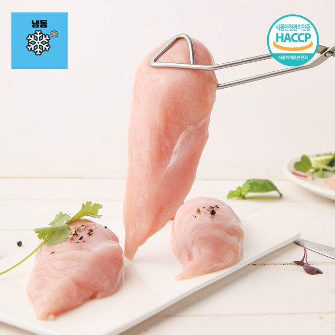 더바른닭 국내산 냉동 촉촉 닭가슴살, 5개, 2kg