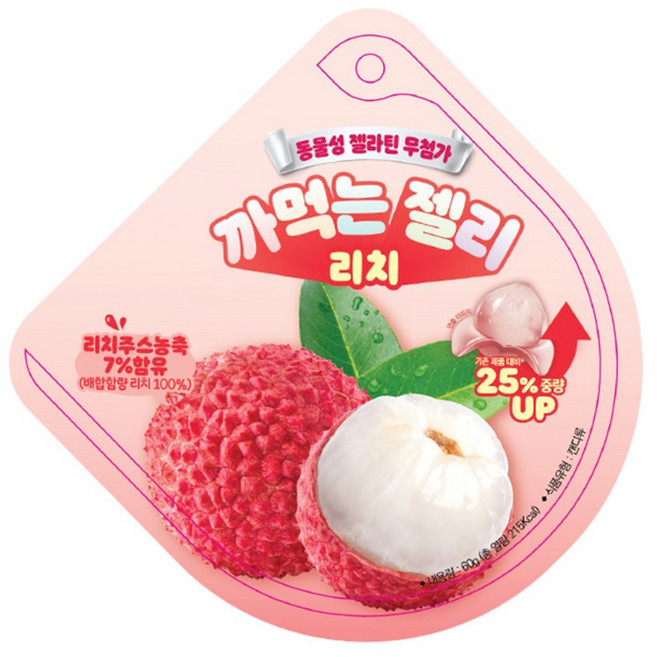 까먹는 젤리 리치, 4개, 60g