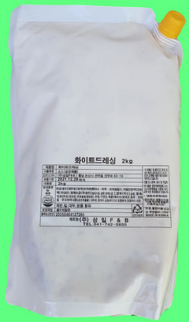 화이트드레싱소스 2kg 삼일푸드 4개 - 한박스