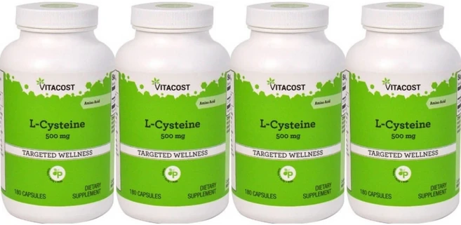 비타코스트 엘 시스테인 500mg, 4팩, 180정 - 쿠팡