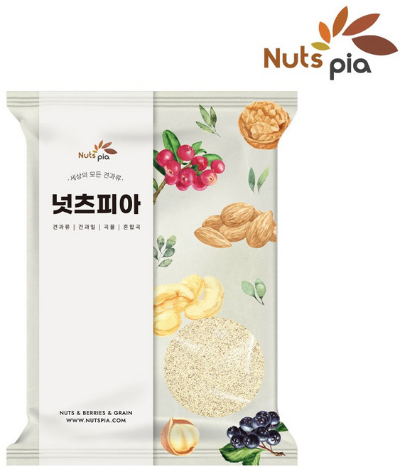볶음 아몬드 가루 100% 분말, 300g, 2개