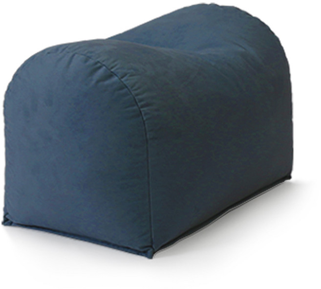 보니타 컨버젼 스웨이드 풋스툴 발스툴 발빈백 ST05 발받침대, 네이비, 1개