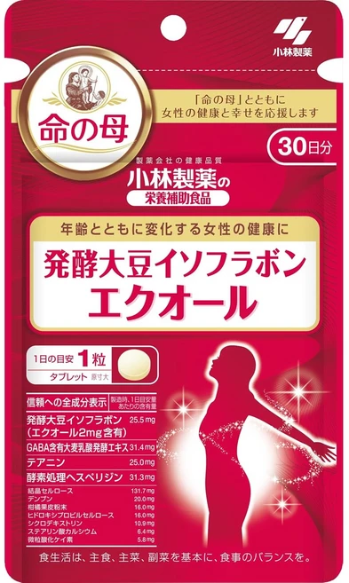 이노치노하하 이소플라본 30정 3개세트 갱년기 영양제 발효콩 에쿠올 영양보조식품 고바야시제약, 3개 - 쿠팡