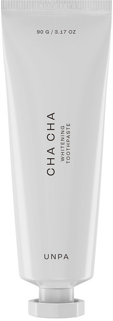 언파 차차 치아 착색제거 식약처 허가 프랑스 캐모마일 화이트닝 비건 미백치약, 90g