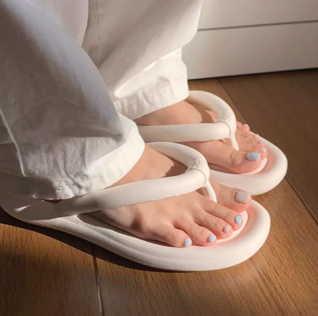 [라스트 썸머세일!] ZABA 여성쪼리 여름샌들 쿠션 초경량 편함 데일리 슬리퍼