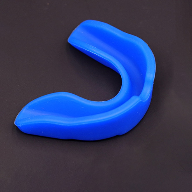 이갈이 수면용 마우스피스 1 pcs 치아 가드 실리콘 프로텍터 밤 입 트레이 연삭 미백, 파란색 상자 없음, 1개