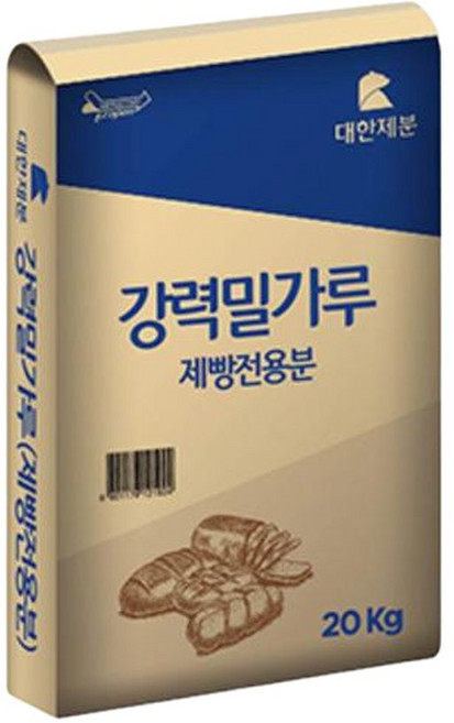 대한제분 곰표 제빵전용분 제빵용 강력 밀가루 20kg, 1개