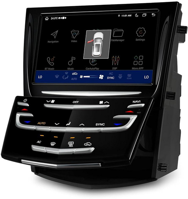 XTRONS 캐딜락 ATS SRX XTS CTS용 8인치 안드로이드 14 자동차 스테레오 전동 페이스 플레이트 수납 공간 IPS 터치 스크린 4+64GB 글로벌 4G GPS 네, XTRONS 캐딜락 ATS SRX XTS CTS용 8인