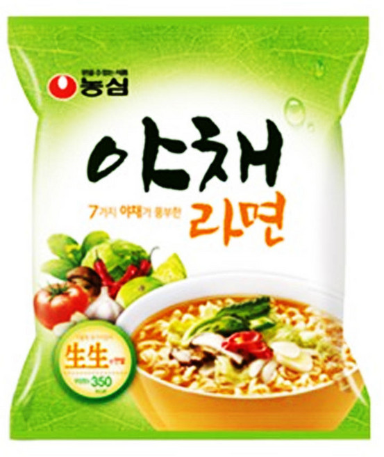 농심 야채라면, 2개