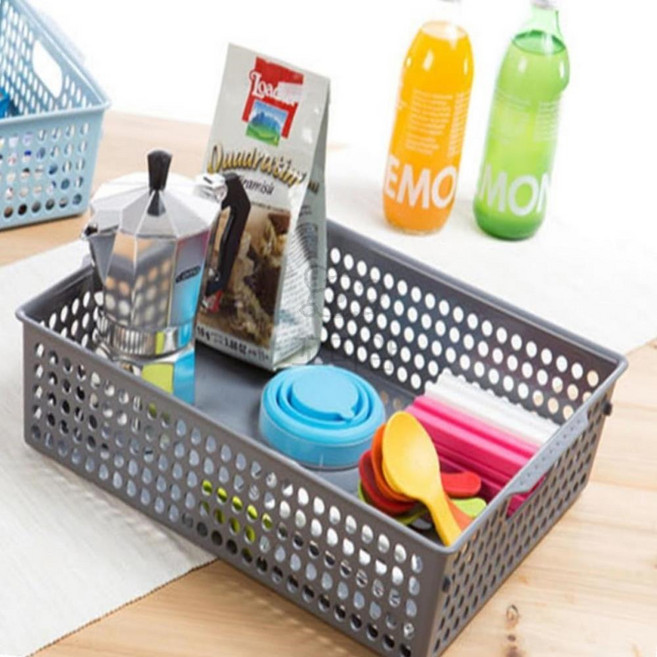 꼬미얌 정리 바스켓 3호 그레이 30개 멀티수납함