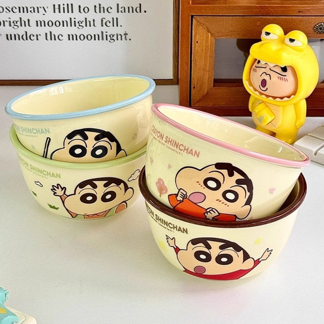 짱구 세라믹 공기 4P 세트, 1세트, 혼합