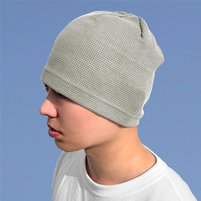 엘에이엘엘 와플 비니 암환자 항암모자 수면 두건 얇은 시원한 면 모자 남자 여자 여름