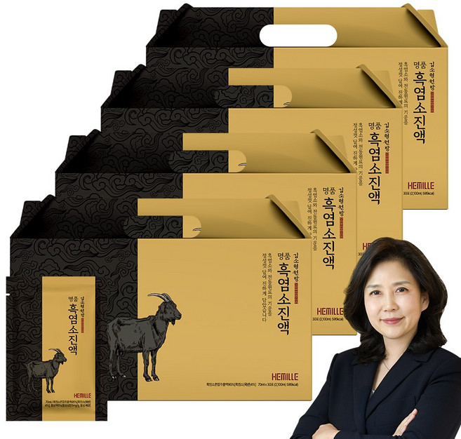 김소형 원장 무항생제 흑염소 사용 명품 흑염소 진액 국내산 자연방목형 흑염소즙, 70ml, 120개