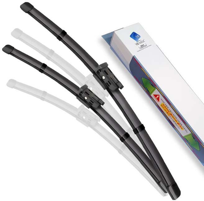 테슬라 모델S 와이퍼 2817 플랫와이퍼 75D P85 90D 100D V8MAX, 테슬라 모델S (12년~현재) 전면세트