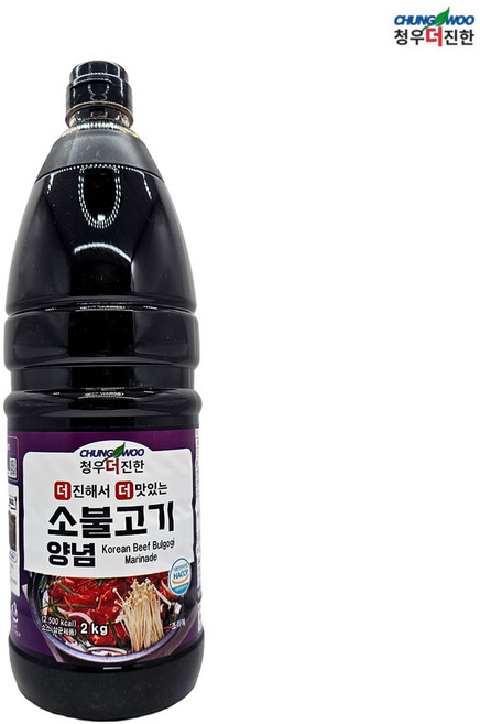 청우 더진한 소불고기 양념 소스, 4개, 2kg