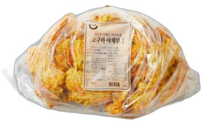 고구마 야채튀김 세미원 냉동, 1개, 3kg