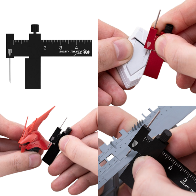 프라홈 프라모델 올인원 가이드 극세도 정밀 패널라이너, 블랙