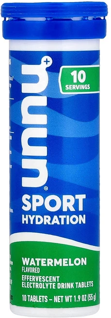 Nuun Sport Hydration Effervescent Electrolyte Drink Watermelon 10 Tablets, Nuun, Sport Hydration, Efferve, 1, 10정 - 쿠팡