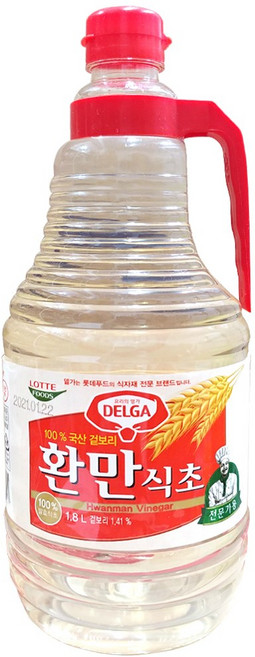 롯데 환만식초, 1.8L, 3개