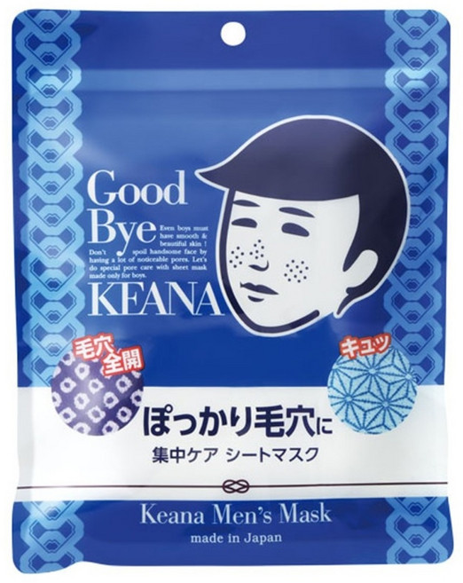 石澤研究所 毛穴撫子 男子用零毛孔面膜 10枚入, 1個, 150ml