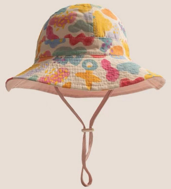 블랙체리 아동 양면용 벙거지 모자