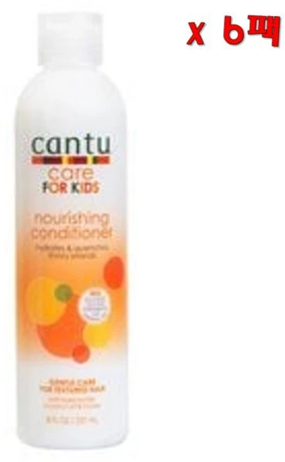 Cantu 칸츄 케어 포 키즈 너리싱 컨디셔너 237ml 6팩 - 쿠팡