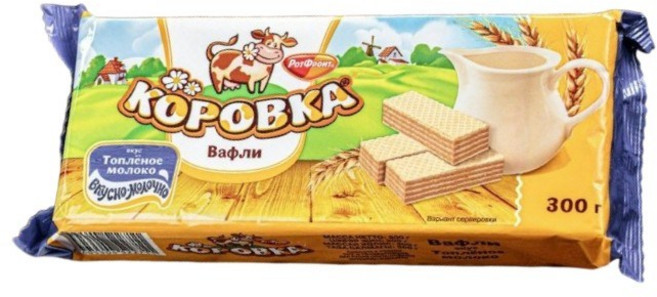 코로브카 와플과자 러시아웨하스 초코와플, 1개, 300g
