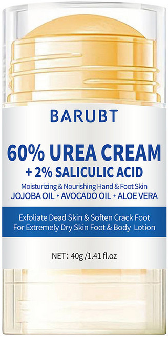 BARUBT 薰衣草 尿素 手足霜 去角質 死皮 防乾裂 嫩膚 護足霜, 1個, DZ6061 尿素霜手足霜