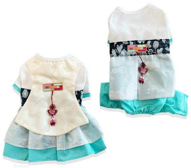 서담 개량한복 새색시새신랑한복