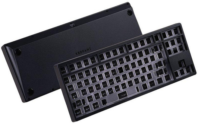 M5 핫스왑 기계식키보드 커스텀 베어본 키보드 키트 108키 키축키캡미포함 블랙