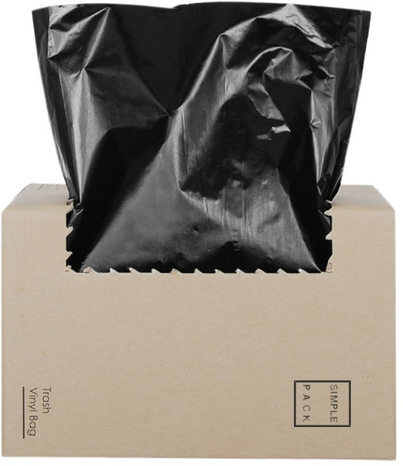 담다비닐 심플팩 쓰레기 봉투 검정, 20L, 70개