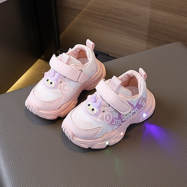 LED 라이팅 운동화 남녀 아동화 라부부 운동화