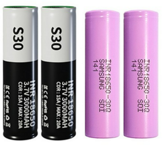 18650 배터리 알트플러스 삼성30Q 비보호배터리 모드기 전자담배 선풍기 청소기, 2개입, 1개