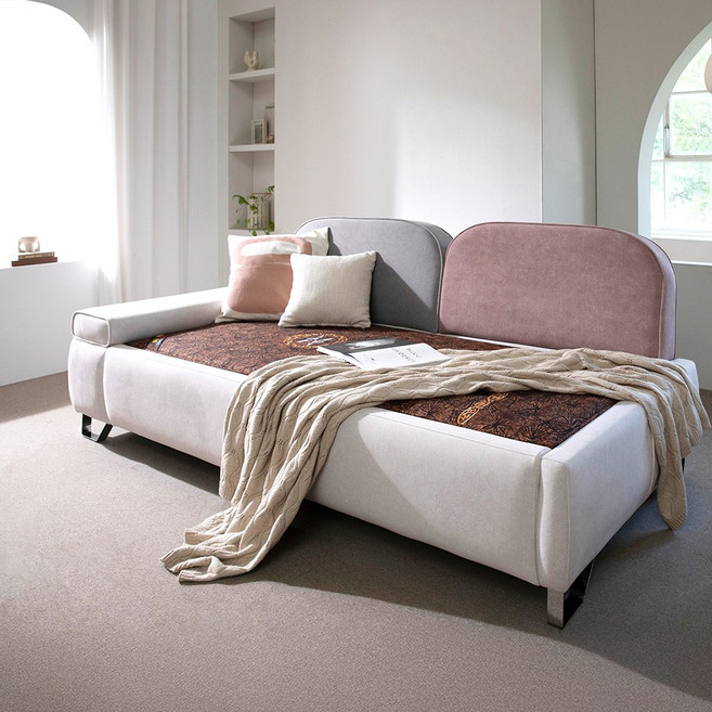 세계로가구 모란 3인용 쇼파 황토볼 참숯 조야 온열 온돌 흙소파, 고급 황토볼보료