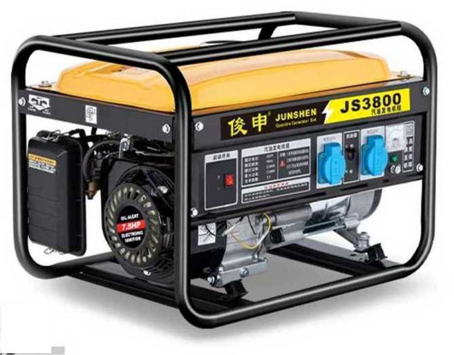 무소음 발전기 전기 푸드트럭 버스킹 리코일 3kW, 3500W 수동+가솔린 220v 연소, 1개