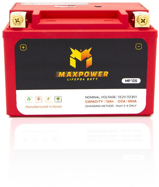 가와사키 Z900 맥스파워 리튬인산철 밧데리, 1개, MP12S